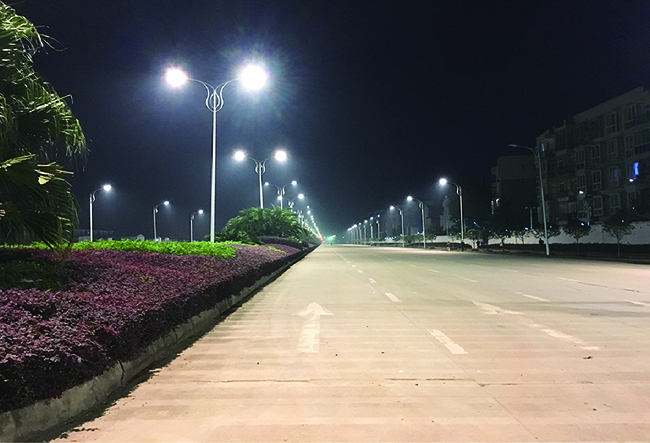 四川省成都市龙泉驿区忠北路照明工程